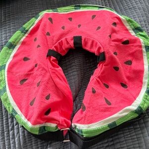 Watermelon Print Pet donut for after surgery